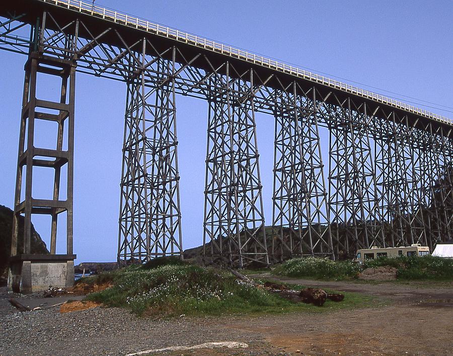 Wood Trestle Bridge Photograph by Herbert Gatewood - Pixels