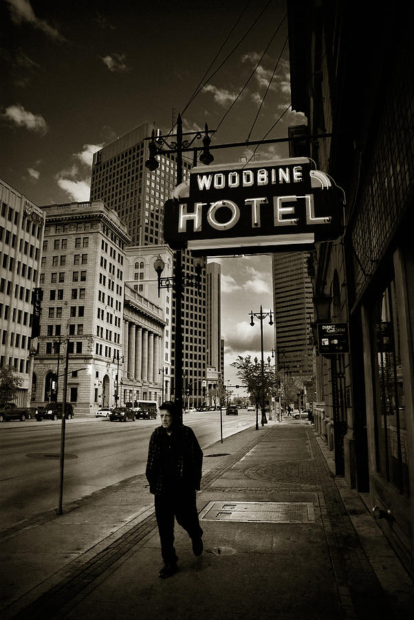 Architecture Photograph - Woodbine Man by Bryan Scott