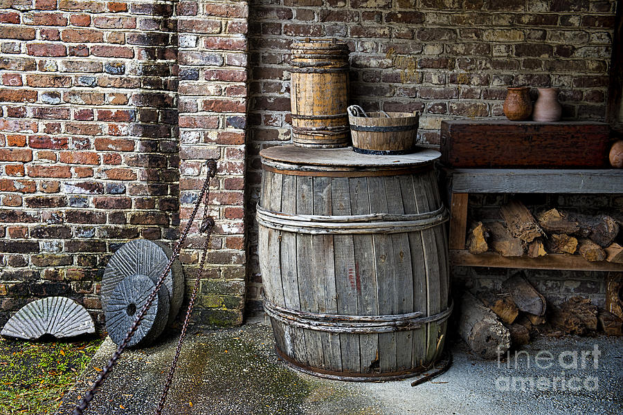 Wooden Barrel Photograph by David Arment