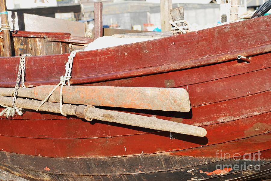 Wooden boat Hastings Photograph by David Fowler