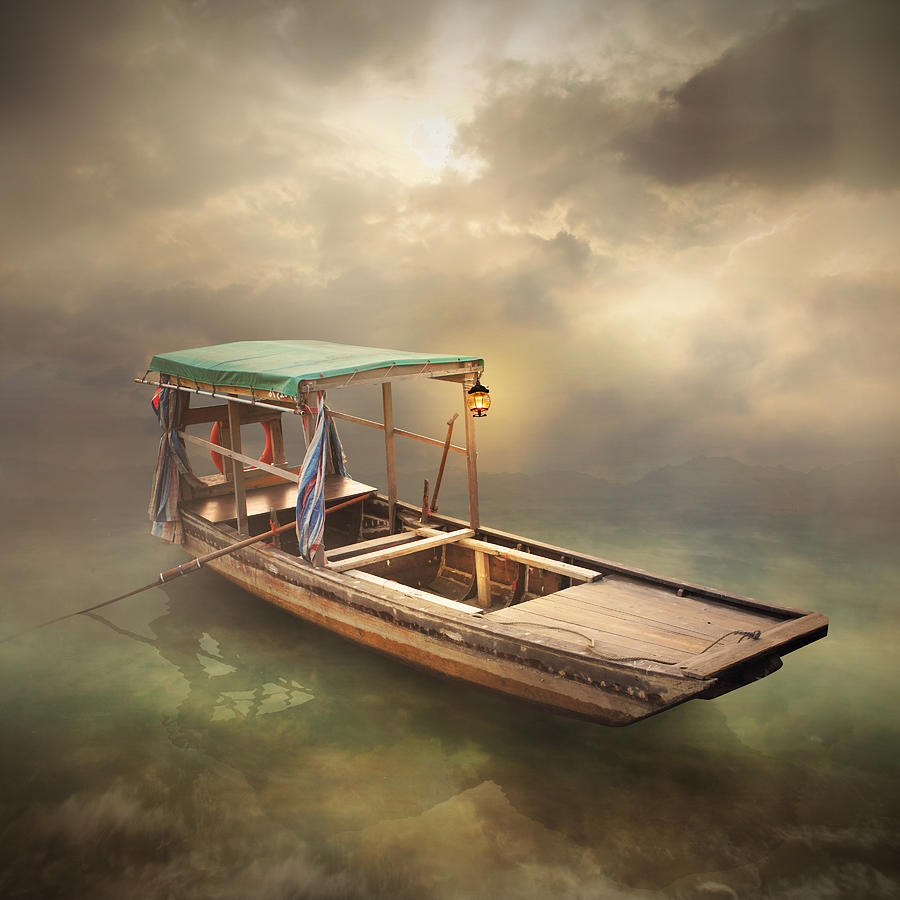 Wooden Boat Photograph by Liu Wai Yip Even