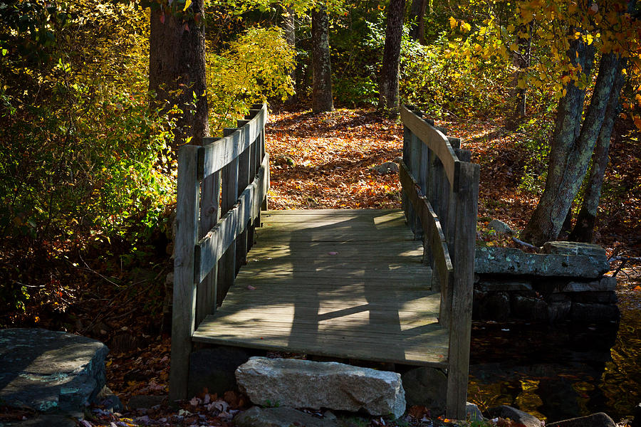 Wooden Bridge - Ledyard Sawmill Photograph