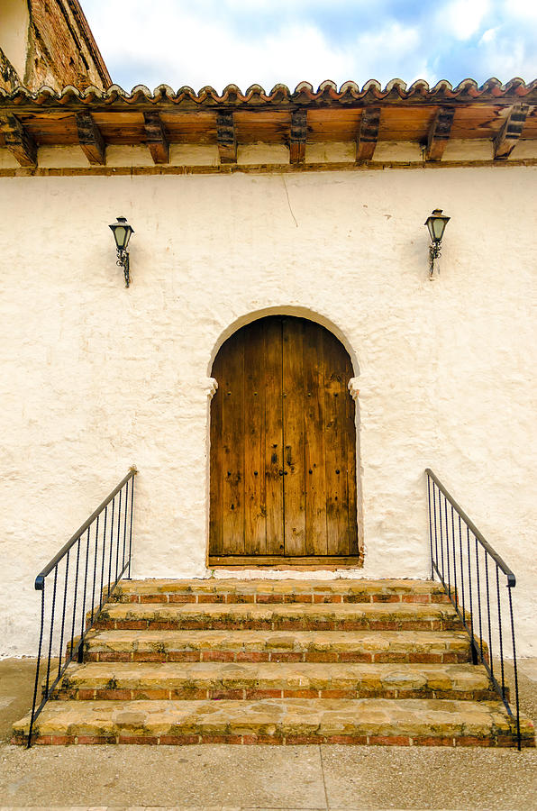 Wooden Colonial Style Door Photograph by Jess Kraft
