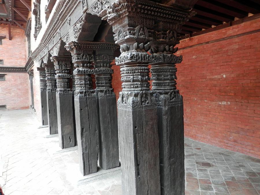 Wooden Columns Photograph by Pema Hou