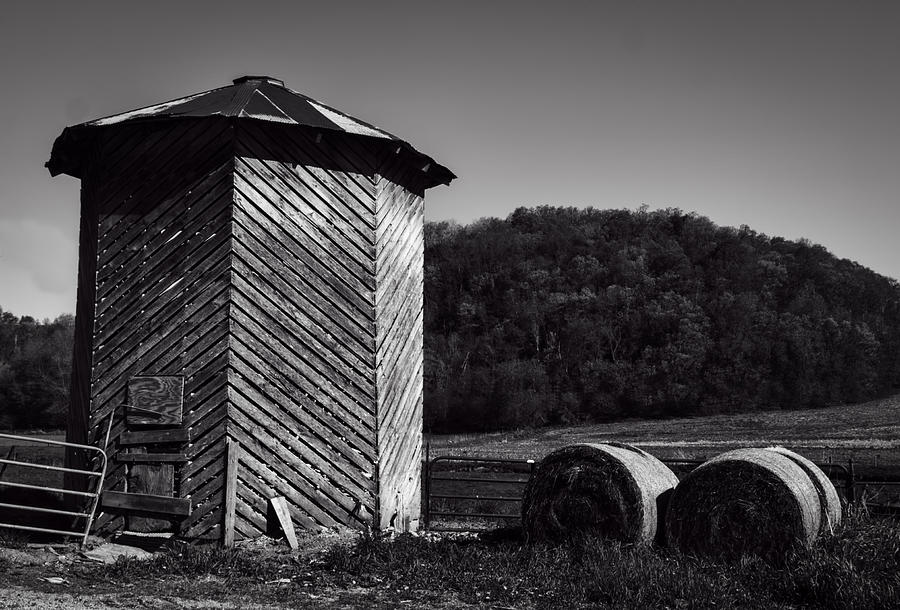 Wooden Corn Crib Photograph by Thomas Young