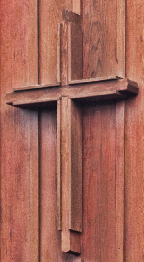 Wooden Cross Digital Art by Photographic Art by Russel Ray Photos