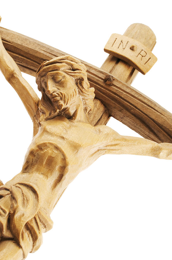 Wooden Crucifix Photograph by Chevy Fleet