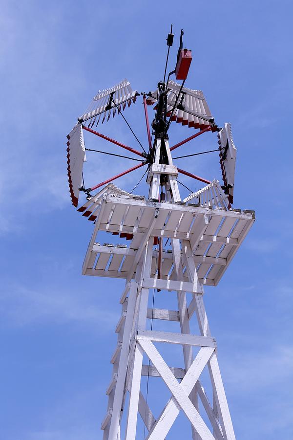 Wooden Dempster Vaneless Windmill 2 Photograph by Elizabeth Sullivan