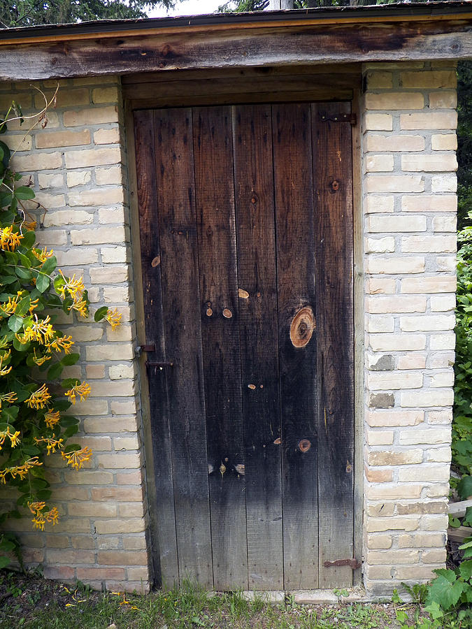 Wooden Door Photograph by Corinne Elizabeth Cowherd