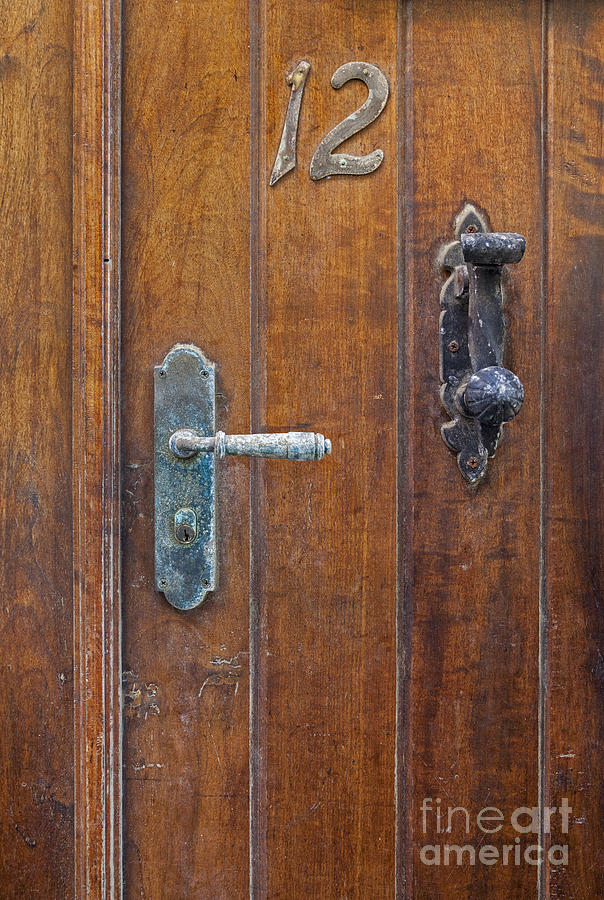 Wooden Door in Old San Juan Photograph by Bryan Mullennix