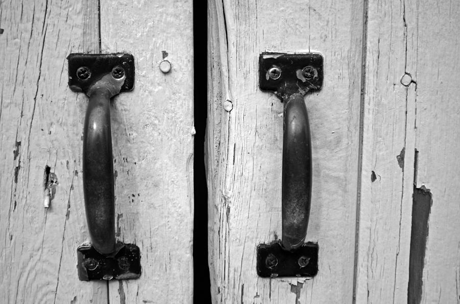 Wooden Doors with Handles Photograph by Tikvahs Hope