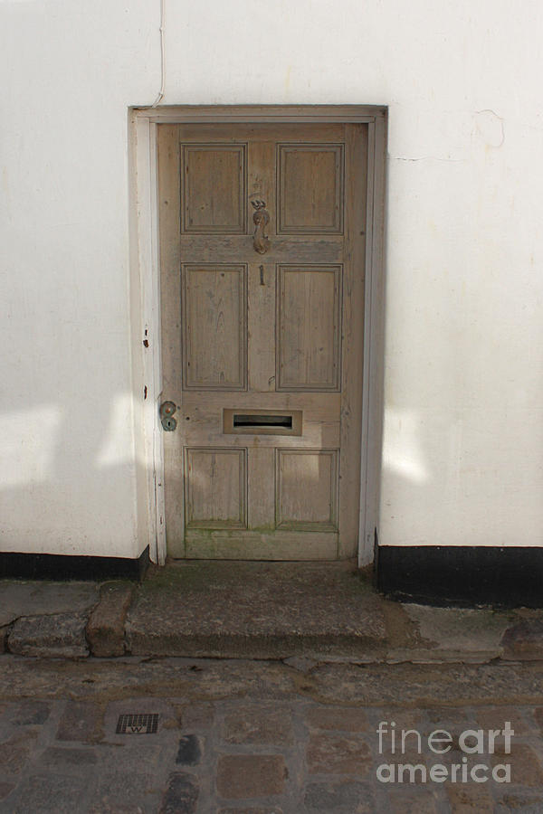 Wooden Front Door Photograph by Terri Waters