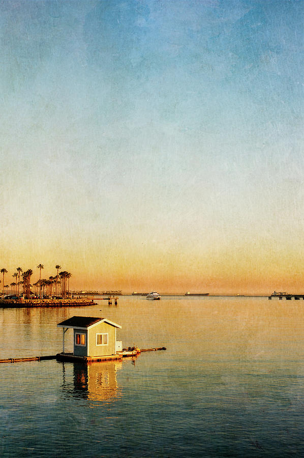 Wooden Hut On The Sea At Long Beach Photograph by Alexandre Fp
