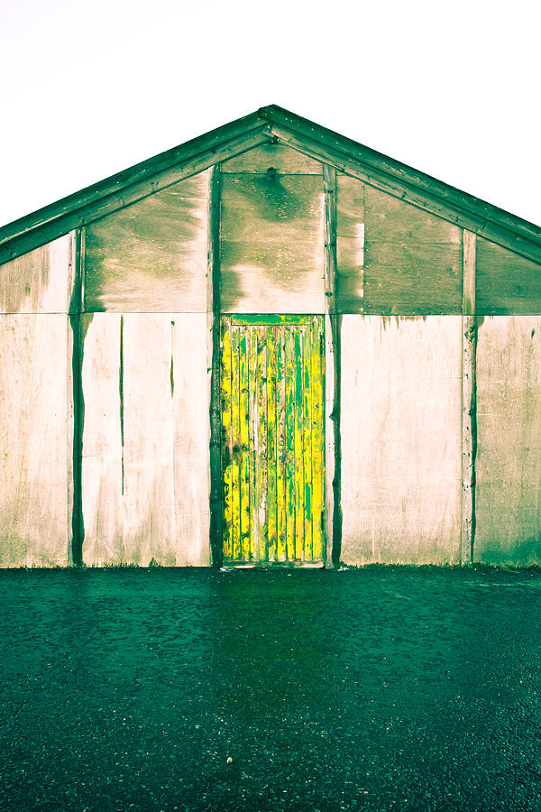 Barn Photograph - Wooden hut by Tom Gowanlock