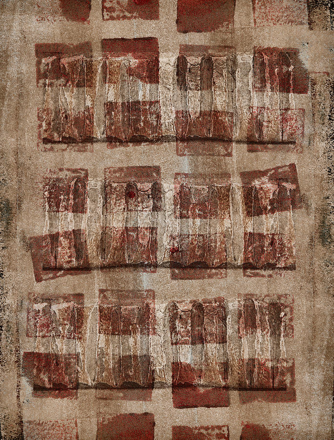 Pattern Photograph - Wooden Paper by Carol Leigh