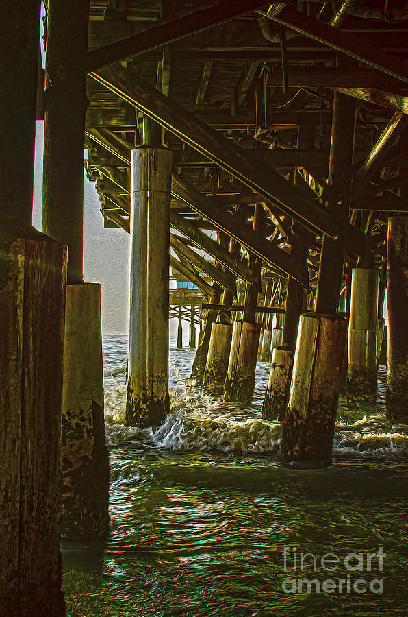 Wooden Pier Photograph by Jerry Hart
