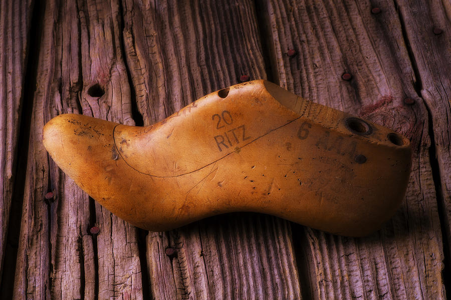 Wooden Shoe Form Photograph by Garry Gay