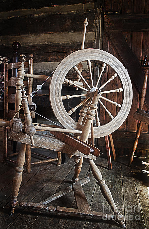 Wooden Spinning Wheel Photograph by Sebastian Mathews Szewczyk