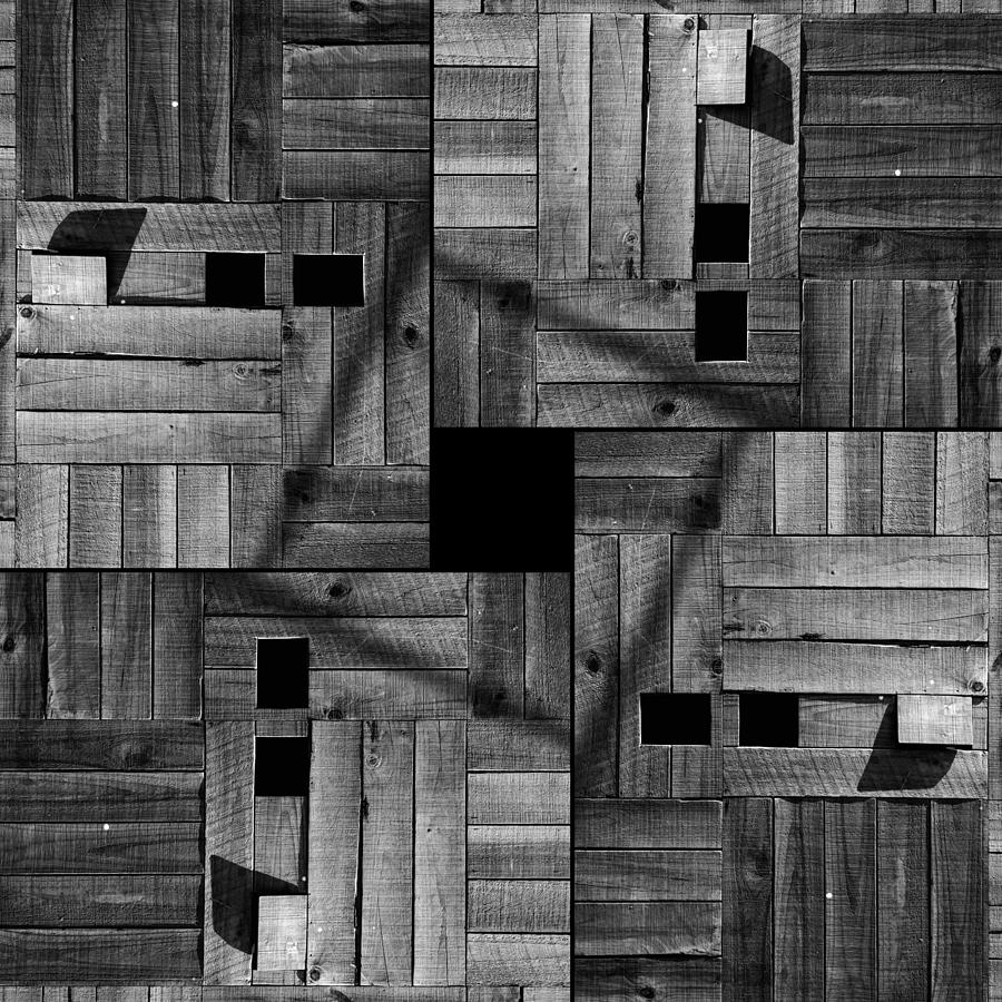 Pattern Photograph - Woodface by Wayne Sherriff