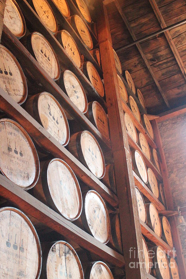 Bourbon Photograph - Woodford Reserve Bourbon Rickhouse by Angela G