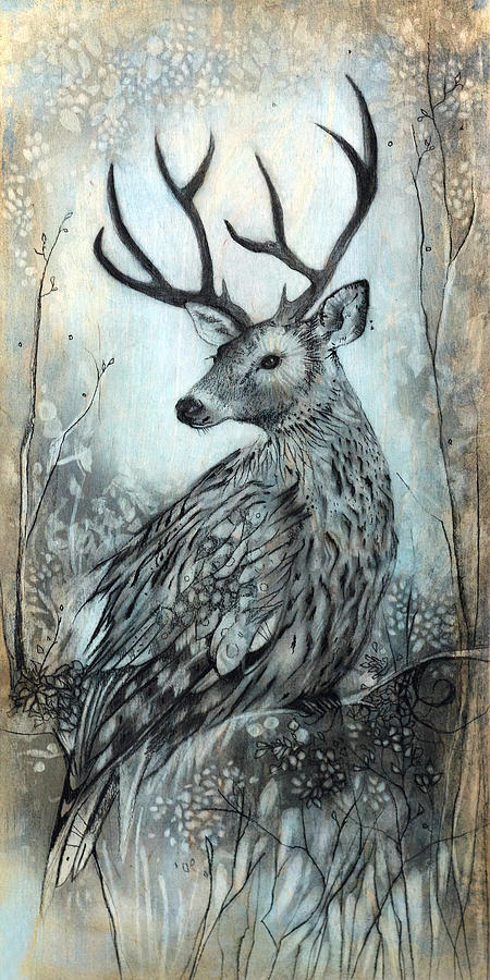 Woodland Fable Drawing by Sharlena Wood