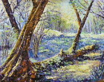 Woodland Glow Painting by Joseph Swenarton - Fine Art America