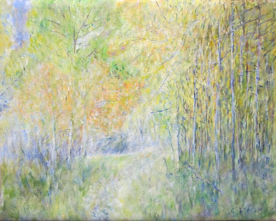 Woodland Path Painting by Glenda Crigger