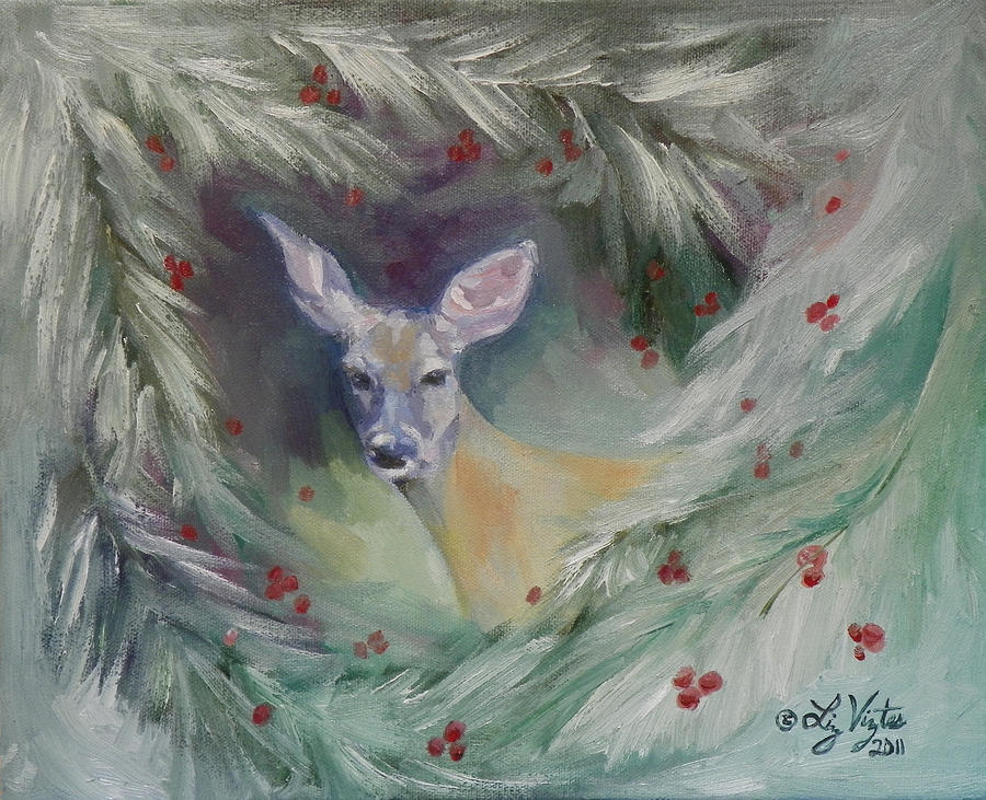 Woodland Spirit Painting by Liz Viztes