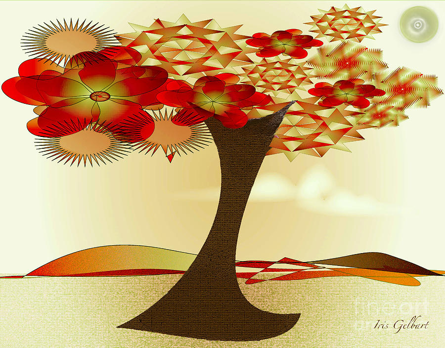 Woodland Tree Digital Art by Iris Gelbart