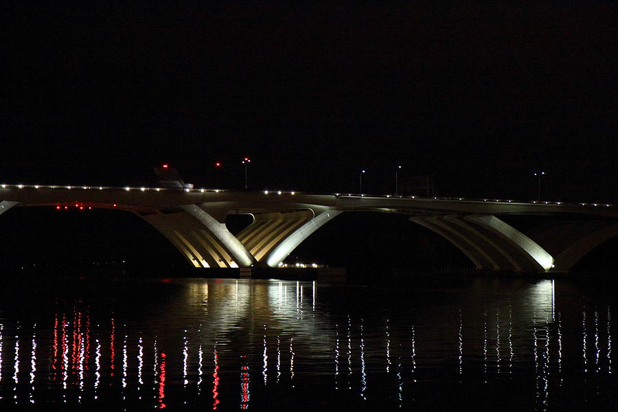 City Photograph - Woodrow Wilson Bridge - Washington DC - 011348 by DC Photographer