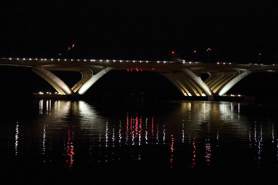 City Photograph - Woodrow Wilson Bridge - Washington DC - 011350 by DC Photographer