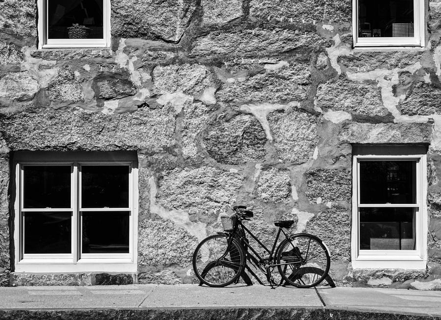 Woods Hole Bike Wall Photograph by Frank Winters