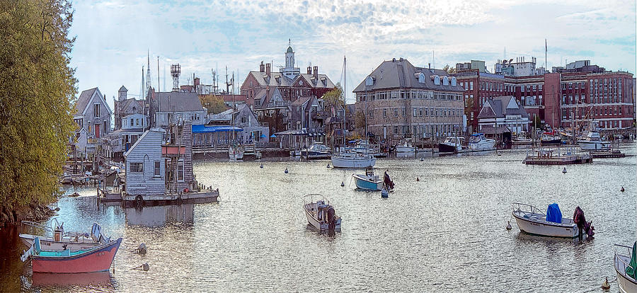 Woods Hole Harbor Photograph by Constantine Gregory