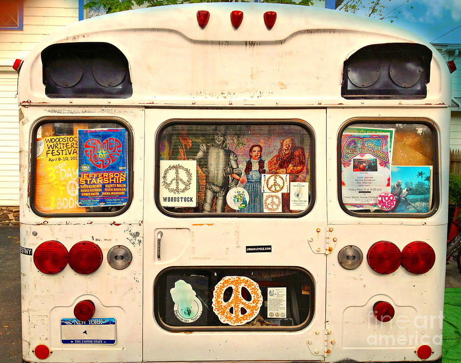 Woodstock Bus Photograph by Beth Ferris Sale