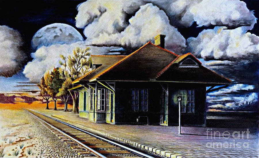 Woodstock Station Drawing by David Neace