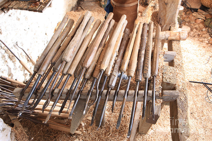 Woodturner tools Photograph by Paul Felix - Fine Art America