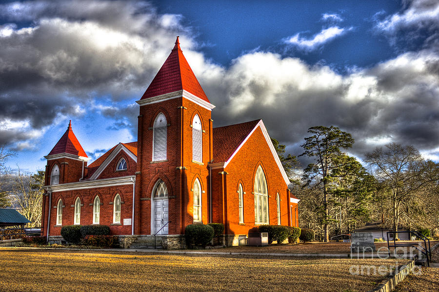 Woodville Baptist Church Established in 1886 Photograph by Reid Callaway