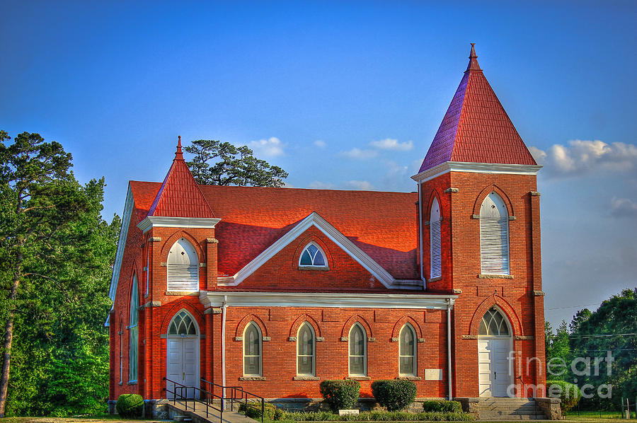 Woodville Baptist Church Photograph by Reid Callaway