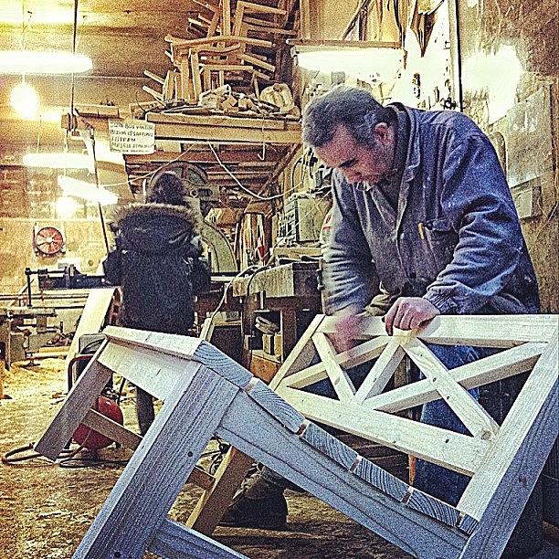 Worksite Photograph - #woodworking #atelier #master #sofa by Ismail Velioglu