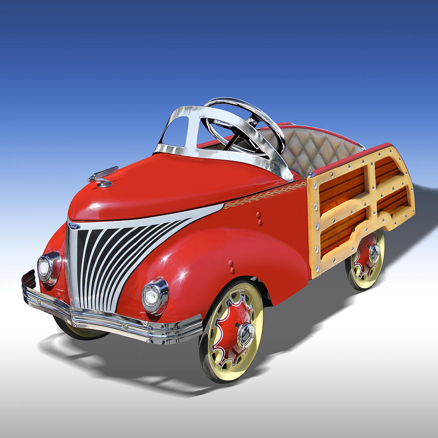 Peddle Car Photograph - Woody Peddle Car by Mike McGlothlen