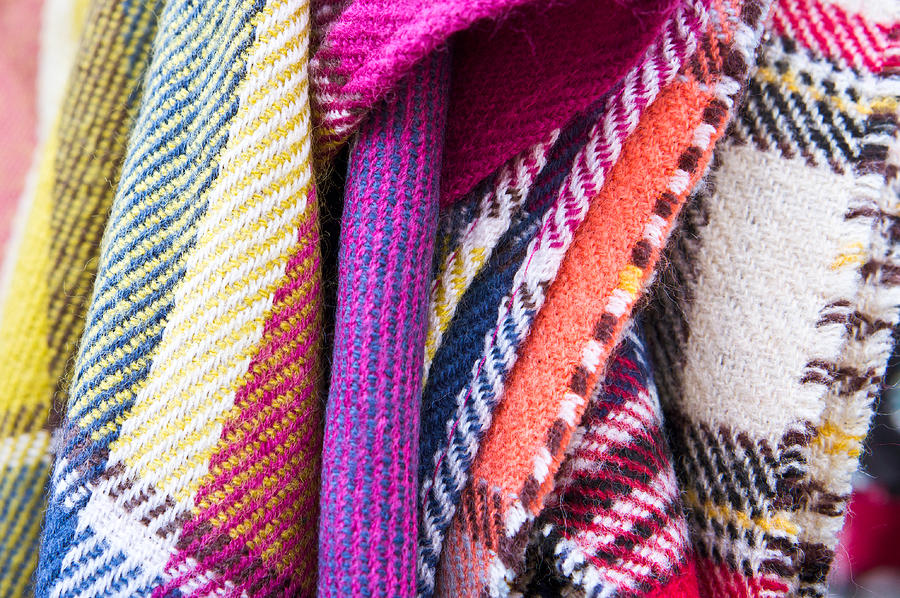 Clothing Photograph - Wool blankets by Tom Gowanlock