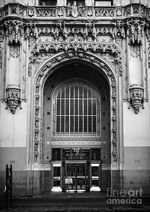 Woolworth Building Entrance Photograph by James Aiken