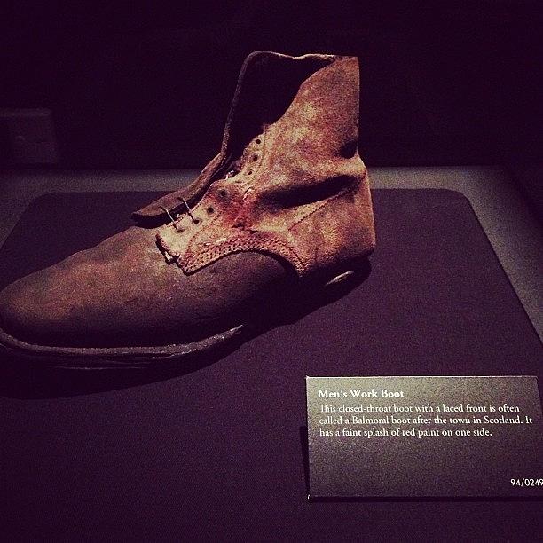 Work Boot From The Titanic. This Was A Photograph by Bella Cupcake