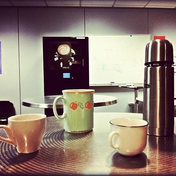 Coffee Photograph - #work #coffee #tea #cafeteria #mugs by Prashant Agrawal