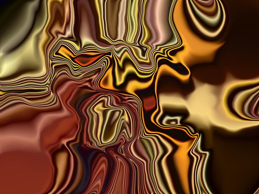Abstract Digital Art - Work Like a Dog and Dog It by Jim Williams