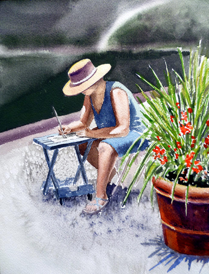 Summer Painting - Working Artist by Irina Sztukowski