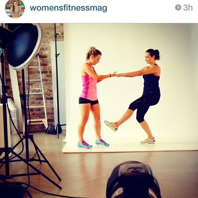 Me Photograph - Working At Womens Fitness Magazine by Emily Hames