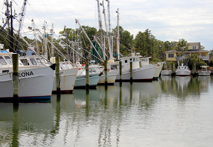 Working Boats Of Harkers Island Photograph by Rand Wall