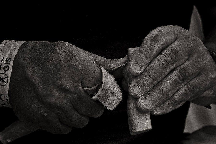 Working hands Photograph by Paulo Goncalves