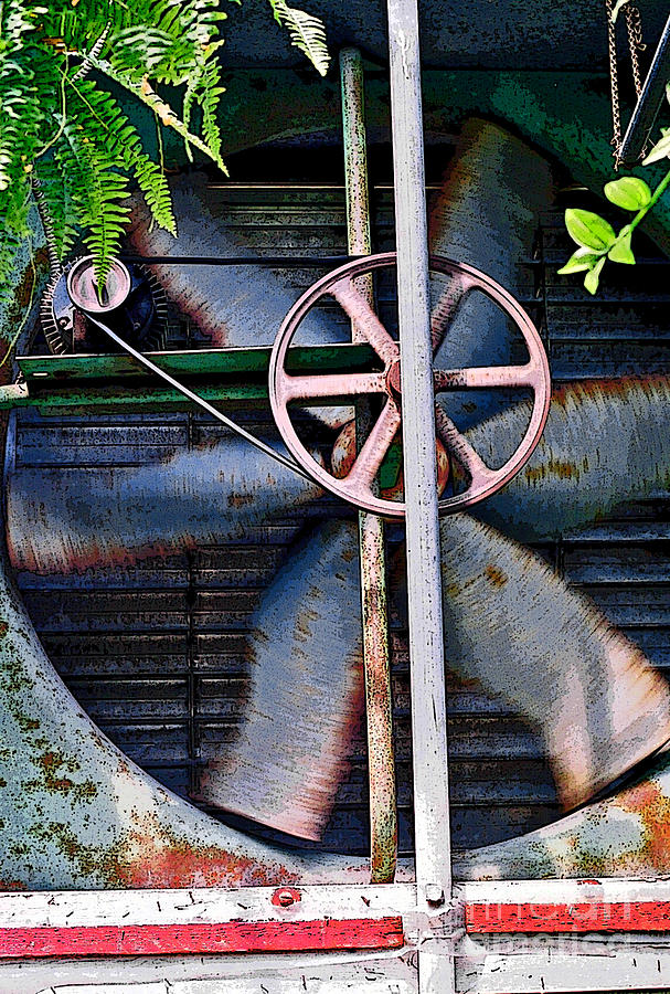 Working Old Fan by Kristi Swift Working Old Fan by Kristi Swift